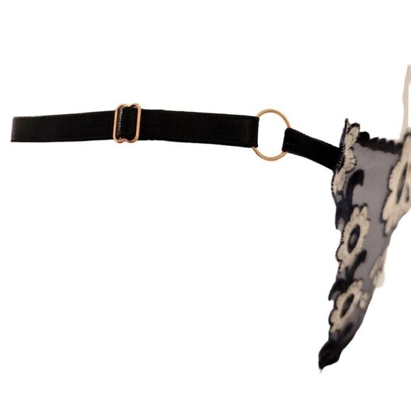 2/$20 Brand new blue flower lace T-backs underwear panties - Picture 4 of 4